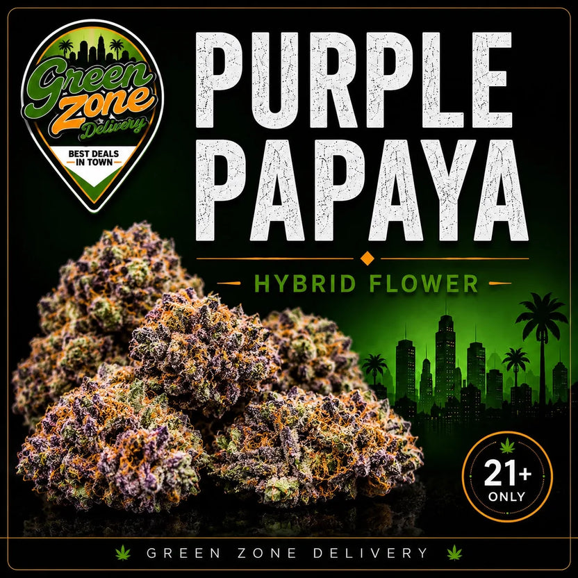 Purple Papaya Hybrid Flower Green Zone Delivery Product Image