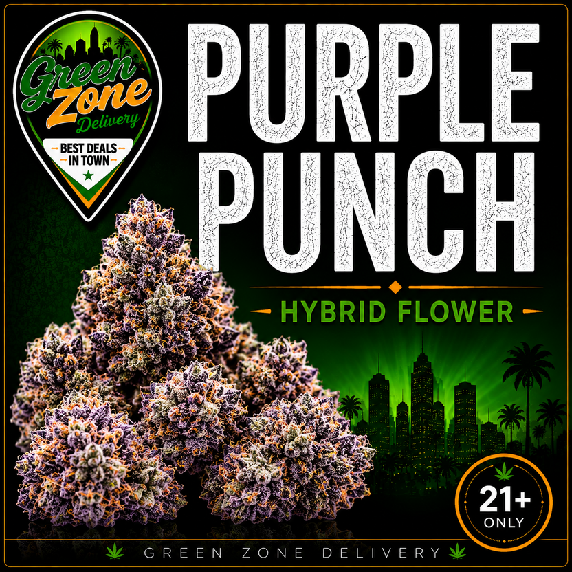 Purple Punch Hybrid Flower - Green Zone Delivery