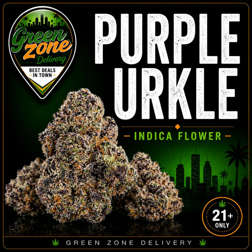 Purple Urkle Indica Flower - Green Zone Delivery