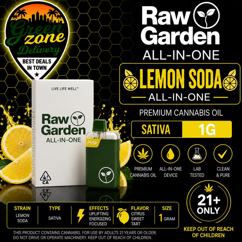 Raw Garden Lemon Soda product image