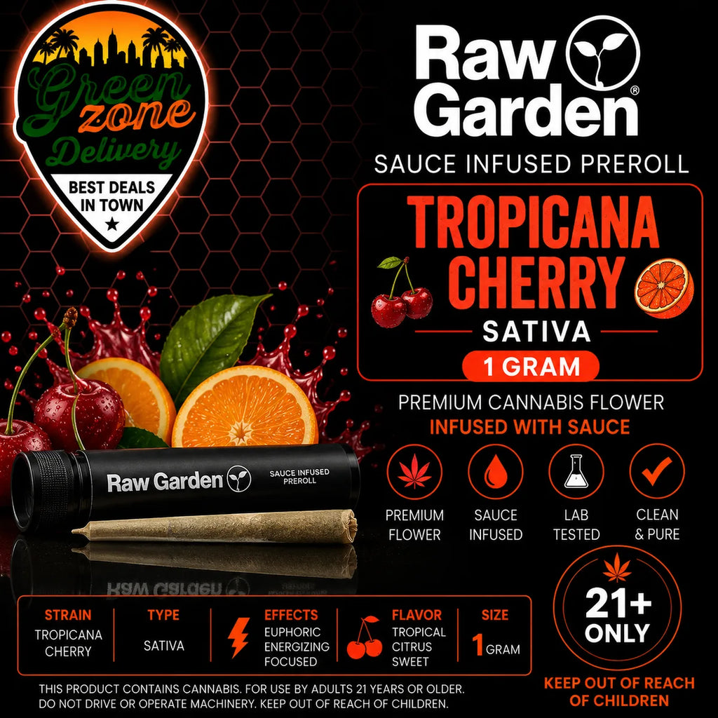 Raw Garden Tropicana Cherry Sauce Infused Pre-Roll 1g Sativa product image