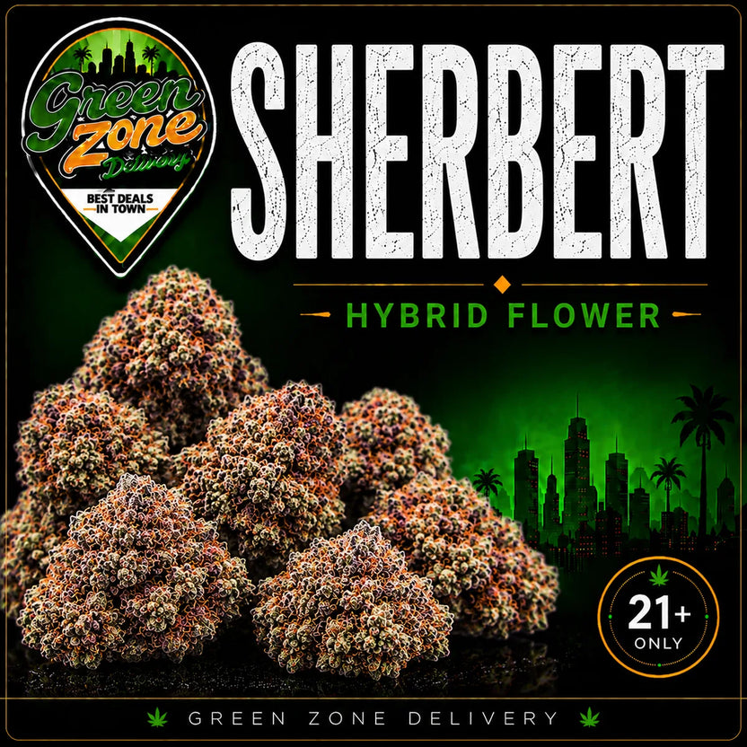 Sherbert Hybrid Flower Green Zone Delivery Product Image