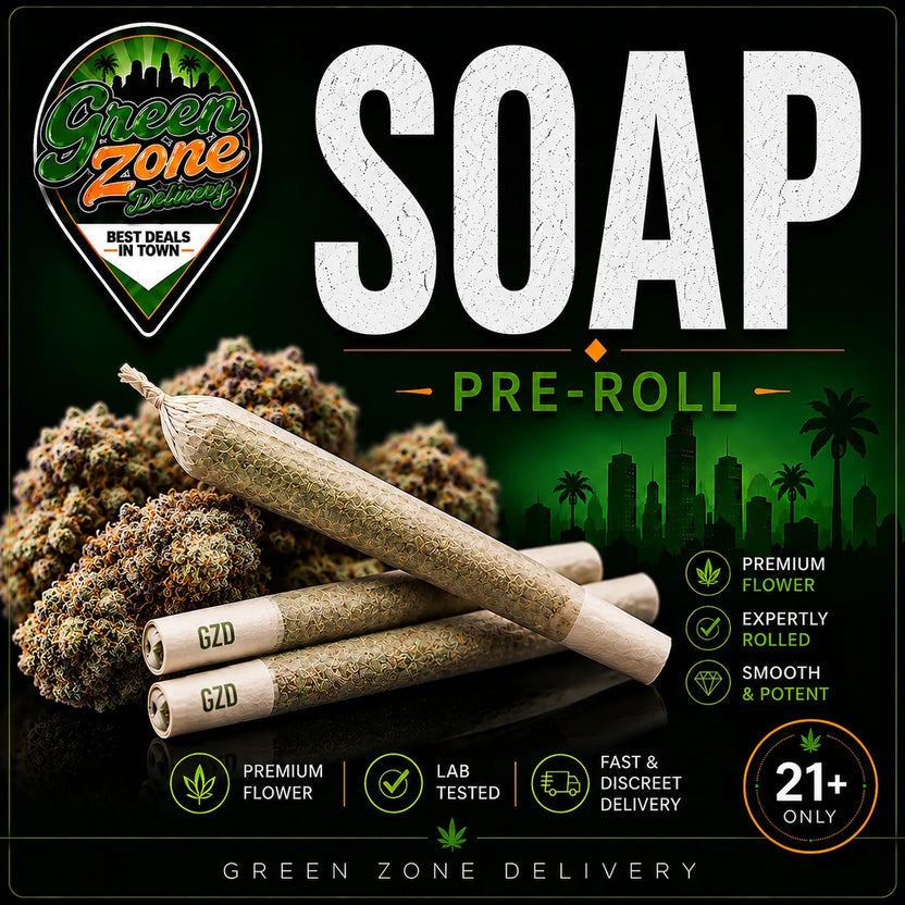 Soap 1g Pre Roll - Green Zone Delivery