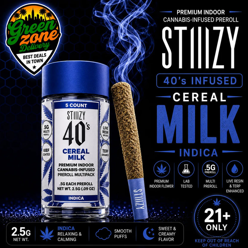 STIIIZY 40's Cereal Milk Pre-Roll 5-Pack