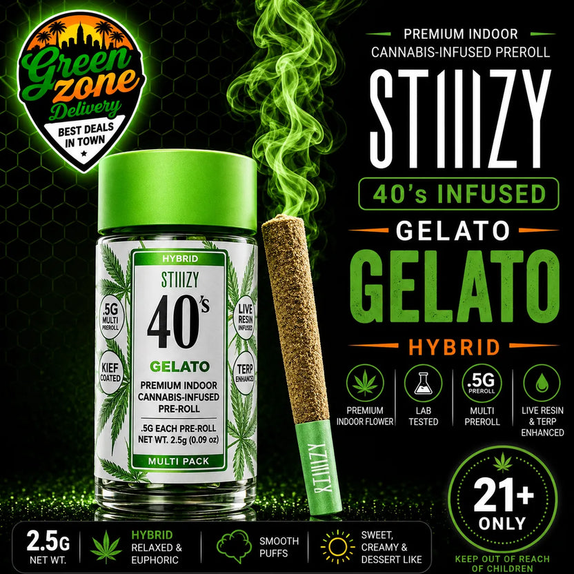 STIIIZY 40's Gelato Pre-Roll 5-Pack