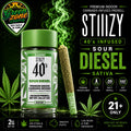 STIIIZY 40's Sour Diesel Pre-Roll 5-Pack