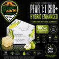 WYLD Pear 1:1 CBG Hybrid Enhanced Gummies 100mg product image