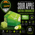 WYLD I Sour Apple Sativa Enhanced Gummies | 100mg