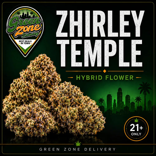 Zhirley Temple Hybrid Flower Green Zone Delivery Product Image